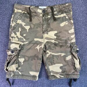 MUST WAY Mens Cargo Shorts 36 Hiking Chino Heavy Ripstop Utility Outdoors Twill‎